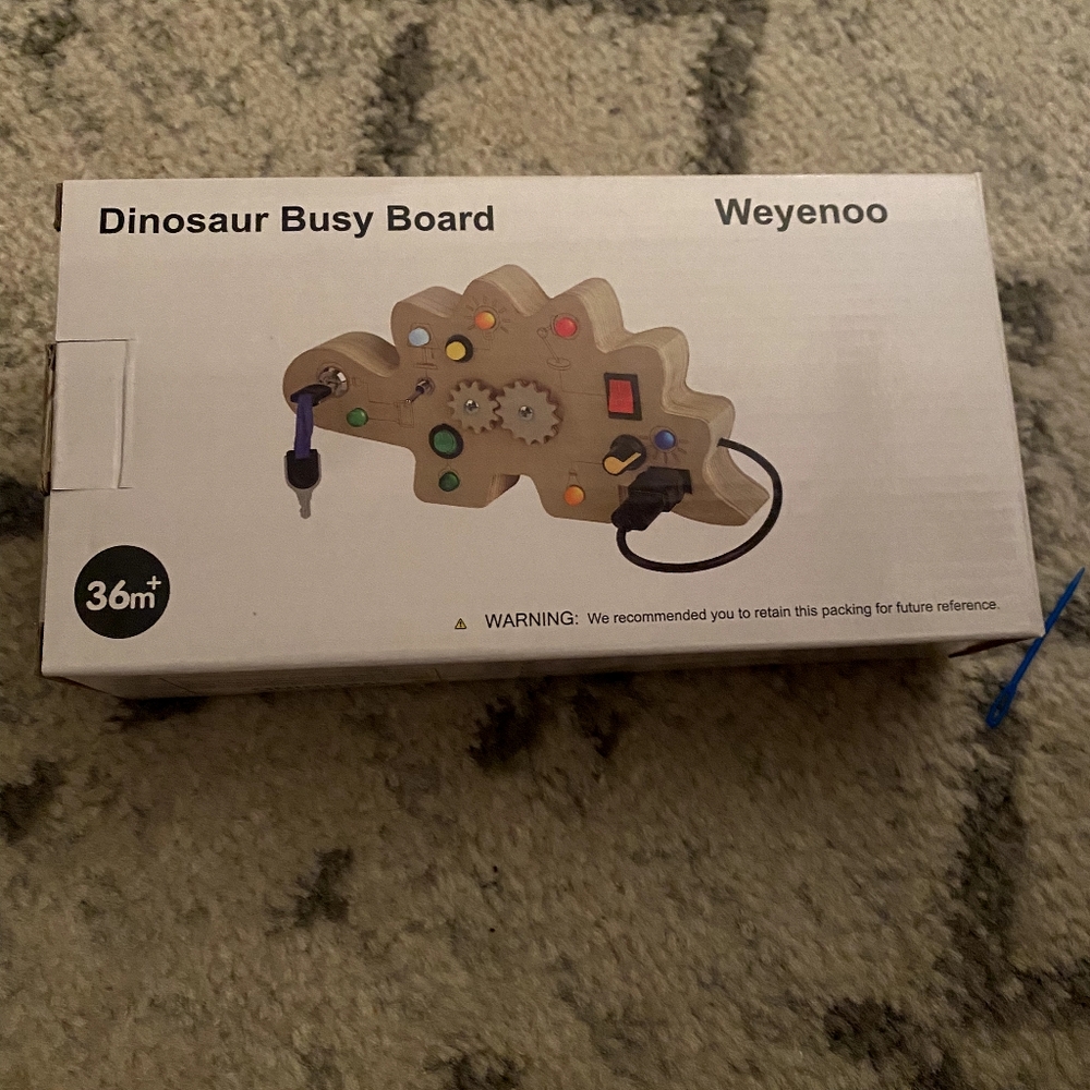 Dinosaur Busy Board - Multicolor